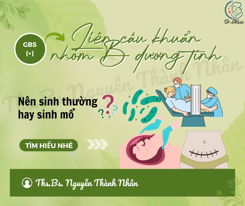 Mẹ nhiễm liên cầu khuẩn nhóm B, có lây truyền cho con không?