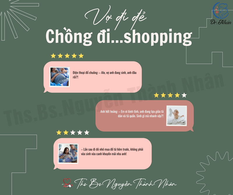 VỢ ĐI ĐẺ, CHỒNG ĐI... SHOPPING
