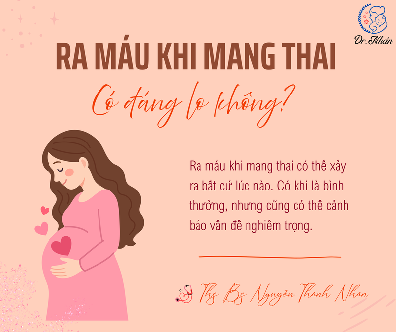 RA MÁU KHI MANG THAI CÓ ĐÁNG LO KHÔNG?