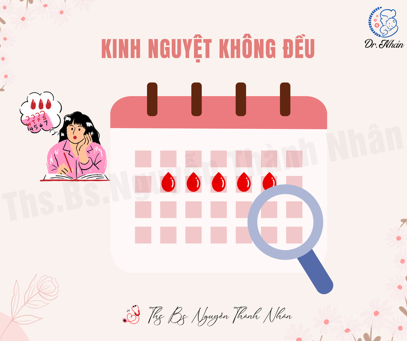 KINH NGUYỆT KHÔNG ĐỀU