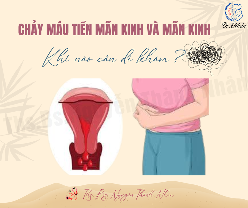 CHẢY MÁU TIỀN MÃN KINH VÀ SAU MÃN KINH – KHI NÀO CẦN ĐI KHÁM?